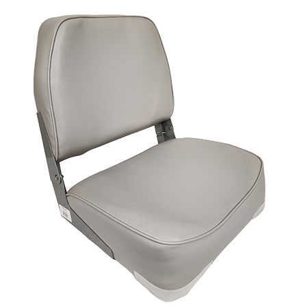Fold Down Low Back Boat Seat - Horizon Boat Seats - 1003-AB GREY - Marine Fiberglass Direct