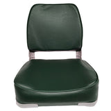 Fold Down Low Back Boat Seat - Horizon Boat Seats - 1003-AP GREEN - Marine Fiberglass Direct