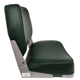 Fold Down Low Back Boat Seat - Horizon Boat Seats - 1003-AP GREEN - Marine Fiberglass Direct