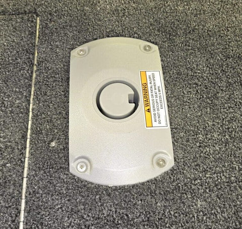 9" Base For Posipost 2-3/8" Keyed Removable Pedestal - Die Cast Aluminum - 380015-SDDG