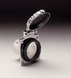 Outlet, 30A 125V, Stainless Steel