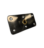 4" x 8" Stainless Steel PosiPin Deck Plate - Polished with Brass Bushing - 382113-TSSPB