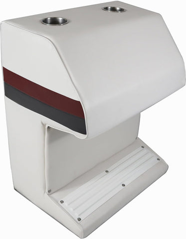 Premium Series Pontoon Captain, Steering Stand - 3005-AAEC White/Red/Charcoal