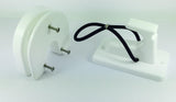 Gaff Mounting Bracket for 3-Inch Gaff, White