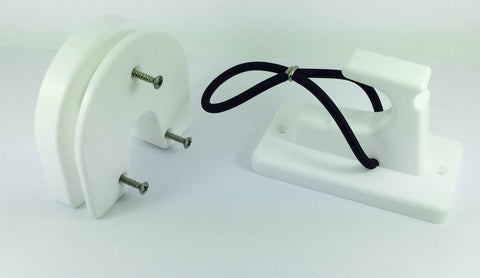 Gaff Mounting Bracket for 3-Inch Gaff, White
