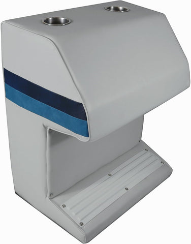 Premium Series Pontoon Captain, Steering Stand - 3005-ABDK Grey/Navy/Blue