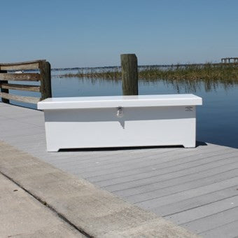 Fiberglass Dock Box - 22"H X 66"W X 22"D - CM06 - Marine Fiberglass Direct