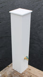 FLUSH WATER & 30AMP ELECTRIC SHORE POWER PEDESTAL 36"H x 7"W x 7"D
