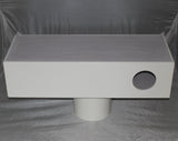OUTDOOR CABINET FOR BOSTON WHALER SUPER SPORT - SINGLE DOOR STORAGE & TWO SPEAKER HOLES - 14" X 9" X 35"