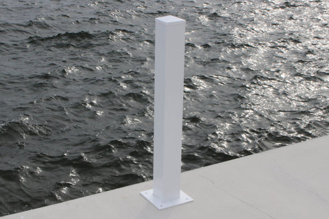 WATER & ELECTRIC POWER PEDESTAL 36"H x 8"W x 8"D W/O Hose Holder