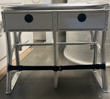 Outdoor Cabinet for Boat Leaning post - 2 door storage - 11.75" x 6" x 30"