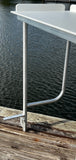 Fish Cleaning Station Fillet Table Overhanging Dock Support Legs Frame - MFDFCSOH