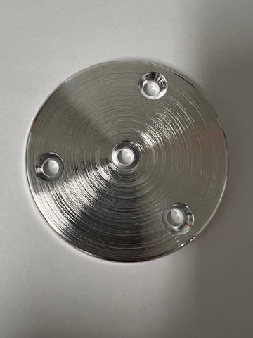 Aluminum Round Pad 3.5"x .25" - Marine Fiberglass Direct