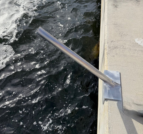 45 DEGREE SAFETY GRAB BAR FOR TRUCK BUMPER - ALUMINUM TUBE - MFD-MET23A45