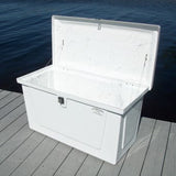 Fiberglass Dock Box - 21"H x 40"W x 19"D - CM01 - Marine Fiberglass Direct
