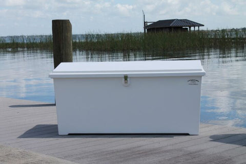 Fiberglass Dock Box - 24"H X 51"W X 27"D - CM04 - Marine Fiberglass Direct