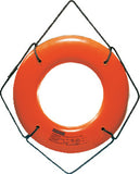 Cal June - 24" Orange Life Ring Buoy - Marine Fiberglass Direct