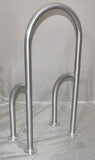 Marine Dock & Boat 36" Aluminum Handrail - Safety Grab Bar Rail with support legs