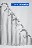 36" H x 13" W - Aluminum Boat Grab bar  - Safety Handrail for Marine, Dock, Deck, Pool, Hot Tub - Marine Fiberglass Direct
