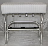 Classic "X" Aluminum Leaning Post - 30" W x 12.5"D x 31.5" H