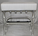 Classic "X" Aluminum Leaning Post - 36" W x 12.5"D x 31.5" H