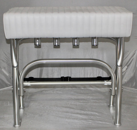 Classic "X" Aluminum Leaning Post - 30" W x 12.5"D x 31.5" H