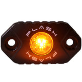 Orange Amber LED Rock Lights SEMA Truck Underglow Accent PlashLights