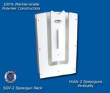Spearfishing Speargun Holder Rack - Store One to Two Guns - Marine Fiberglass Direct