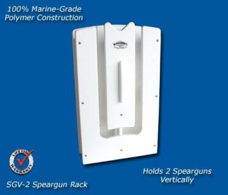 Spearfishing Speargun Holder Rack - Store One to Two Guns - Marine Fiberglass Direct