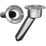 Mate Series 30 degree, Round Top 316 Stainless Drain-C1030D Rod Holder - Marine Fiberglass Direct