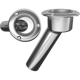 Mate Series 30 degree, Round Top 316 Stainless -C1030ND Rod Holder - Marine Fiberglass Direct