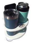 Beverage/Cup/ Skinny Drink Cell phone holder- 6 3/4" X 5 1/2" X 3 1/8" Tall (2 7/8" Diameter (2))  Cell Phone Slot 3/4" -DSD-CELL - Marine Fiberglass Direct