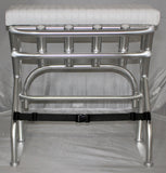 Classic "X" Aluminum Leaning Post - 30" W x 12.5"D x 31.5" H