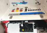 Electrical Circuit Battery Bank HDPE Starboard Electrical Panel for LTB Latitude Tournament Boats 25' Competitor - Marine Fiberglass Direct