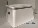 Rough Water Fiberglass Step Box - 12.75"H X 22"W X 17.5"D - RWSB03 - Marine Fiberglass Direct
