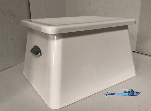 Rough Water Fiberglass Step Box - 12.75"H X 22"W X 17.5"D - RWSB03 - Marine Fiberglass Direct