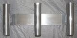 Three 10" Aluminum Boat Fishing or Pole Rod Holders - Angled at 90 Degrees with Gimbal (Locking Pin) on One Flat Plate Mount