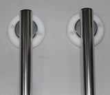 QTY. 2 - Universal Marine Boat Support Post -22" Brushed - METLPTAC