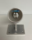 10" Aluminum Boat Fishing or Pole Rod Holder - FLAT Surface Mount for transom, gunnels, docks, or piers - Marine Fiberglass Direct