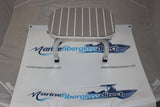Fish Casting Platform 12" x 18" - Brushed gray - Spotting and Sighting Fly and Flats Fishing or Gheenoe