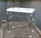 Fish Cleaning Station Fillet Table Dock  42" W x 24" D x 39" H - MFDFCS42