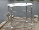Fish Cleaning Station Fillet Table Dock  42" W x 24" D x 39" H - MFDFCS42