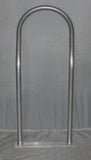 MARINE DOCK & BOAT - 36" H X 16.5" W - ALUMINUM HANDRAIL - SAFETY GRAB BAR RAIL - FLAT BASE - TOP OF GRAB BAR ANGLED AT 30 degrees