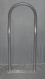 MARINE DOCK & BOAT - 42" H X 16.5" W - ALUMINUM HANDRAIL - SAFETY GRAB BAR RAIL - FLAT BASE - TOP OF GRAB BAR ANGLED AT 30 degrees
