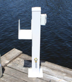 WATER & ELECTRIC PEDESTAL 36"H x 8"W x 8"D - Marine Fiberglass Direct