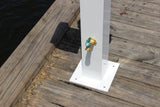 WATER & ELECTRIC PEDESTAL 36"H x 8"W x 8"D - Marine Fiberglass Direct