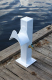 WATER PEDESTAL 24"H x 8"W x 8"D - Marine Fiberglass Direct