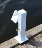 WATER PEDESTAL 24"H x 8"W x 8"D - Marine Fiberglass Direct