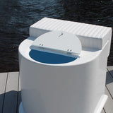 Leaning Post w Live Well - 30"H x 31" W x 31" D - CMLPLW - Marine Fiberglass Direct