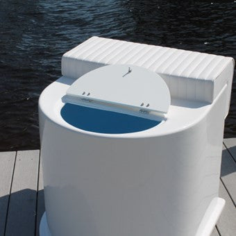 Leaning Post w Live Well - 30"H x 31" W x 31" D - CMLPLW - Marine Fiberglass Direct